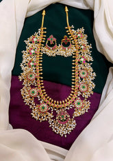 Jadau Flower Guttipusalu Haram - KH0032